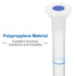 PATIKIL 100ml Volumetric Flask, 2 Pack Polypropylene Graduated Measuring Flask with Plug Cap for Laboratory Experiment