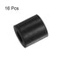 HARFINGTON 16pcs Rubber Spacer - 0.8 Inch OD, 0.24 Inch ID, 0.4 Inch Thick Neoprene Anti Vibration Pads for Home, Cars,