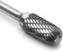 SC-5 Tungsten Carbide Burr, Cylinder Shape with Radius End, Double Cut Rotary Burr File (1/2" Cutter Dia X 1" Cutter