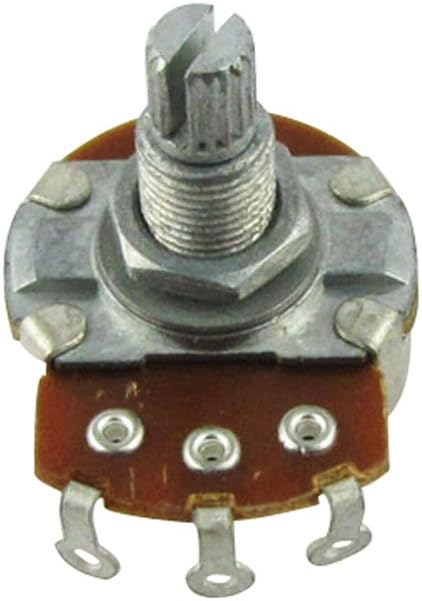 Musiclily Guitar Full Size Pots A250K Split Knurled Long 18mm Shaft Potentiometers for Stratocaster & Telecaster (Pack