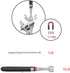 3 Pack Telescoping Magnet Pick-up Tool Set - Bendable Spring Magnetic Pickup Tools, Retrieving Tools