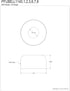 Kingston Brass PFLBELL1140 Bell Flange, Made to Match, Matte Black