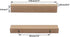 4PCS Closet 96mm/3.8''Hole Wooden Pull Handle, Solid Wood Dresser Wardrobe Door Pull,Cupboard Cabinet Bedside Table