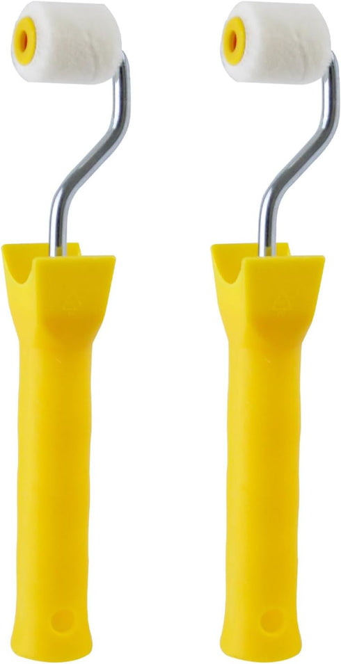 2 Pcs Foam Paint Roller - Mini Paint Rollers for Touch up Trim Edge, 1 Inch Roller for Professional Painting Results