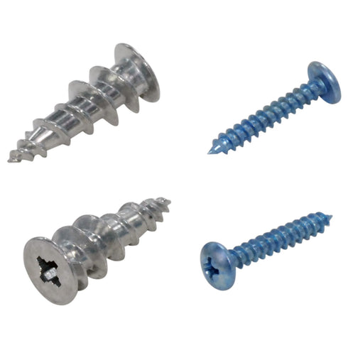 Self-Drilling Hollow Metal Stud Wall Anchors - Heavy Duty Drywall Kit with 25 Tapping Mount Screws