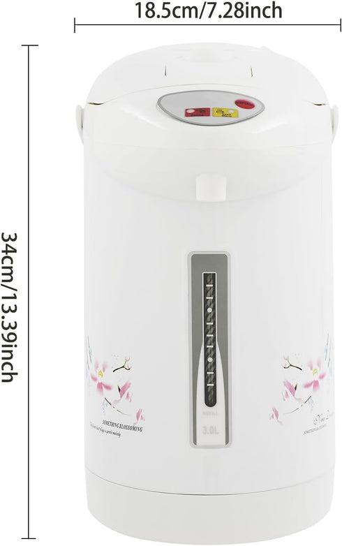 LIAUHO 3 24H 3L) Water Boiler and Warmer, Electric Hot Water Pot Urn, Hot Water Dispenser with Water Dispensing Modes