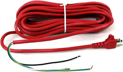Replacement Power Supply Cord for Oreck Upright XL Vacuum Cleaners with Handle Mount, 3-Prong 18/3 Cord, Commercial