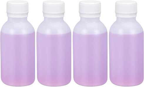 PE Plastic Food Grade Bottles, Wide Mouth Lab Reagent Bottle, Liquid/Solid Sample Storage Container