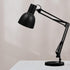E14 E27 10mm Kisangel Small Indoor Lamp Shade for Table Lamps, Rustic Black Lampshade with Aperture, Replacement Light