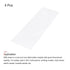 MECCANIXITY 4 Pcs ABS Plastic Sheet 36 Inch x 12 Inch x 0.06 Inch White Styrene Sheets for DIY Crafts Model Building