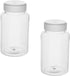 Othmro 5Pcs 200ml Plastic Lab Cylindrical Chemical Reagent Bottle for Liquid Storage