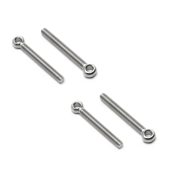 MroMax Swing Lifting Bolt M6 x 50mm: 304 Stainless Steel Eye Bolt for Home Renovation and Fasteners