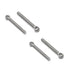 MroMax Swing Lifting Bolt M6 x 50mm: 304 Stainless Steel Eye Bolt for Home Renovation and Fasteners