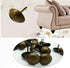 500Pcs BetterJonny Upholstery Tacks, Decorative Furniture Nails Pins, 17X11MM Bronze Metal Thumb Tacks