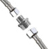 Joywayus 1/2 G Male to 3/8 Compression Male Thread Pipe Fitting, Nickel Plated Brass Adapter (Pack of 2)