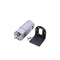 RNUDBLSK 6V12V JGB37-550 37mm DC Gear Motor with Bracket Metal Gear Low Speed