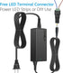 SANSUN 12V 5A 120V DC12V 5.5x2.1mm 12 60W (Pack 3) Power Supply, AC to Jack Converter, Volt LED Driver Adapter