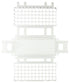 Caplugs Evergreen 240-3201-W8SI Test Tube Rack. for 16 mm Tubes, 60 Places, Polypropylene, White
