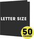 Two Pocket Folders, RAZCC 50 Pack 2 Pocket Folders for Letter Size Paper, Pockets for School Office Business Home