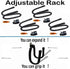 Power Tool Organizer,Wall Mount Garage Storage Rack,Power Tool Hanger Hook,Workshop/Home Organization Wall Hanger for Drill,Cable,Accessories Bag,tool box,Other Tools etc- Holds 4 Drills by AUXPhome