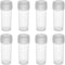 Othmro 50Pcs 5ml Plastic Lab Cylindrical Chemical Reagent Bottle, Wide Mouth for Liquid Storage