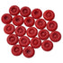25 Pcs Red Caulk Saving Cap, Caulking Tube Cover, Caulk Sealer Save Cap for Sealing and Preserving