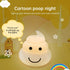 Karlak 3 Pack 3 Cute Poop LED Touch Night Emotion Night Lamp for Kids Toddler Baby Nursery Brightness Adjustable