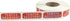 Tamper-Resistant Metallic Labels 0.5 x 1.5 Inch - 500 Total Tamper Proof Stickers for Food Delivery