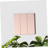 Ciieeo 3pcs Pink Felt Board Tiles, Colored Felt Notes Board Tiles, Memo Wall Bulletin Boards, Three-Dimensional Photo