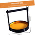 ULTECHNOVO Handheld Sushi Tray Round Plastic Sashimi Serving Dish Creative Food Display for Snacks and Sushi