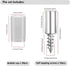 TYHBO 30 Pcs Shelf Support Pegs, Shelf Pins with Anti-Slip Silicone Sleeve,Shelf Pegs, Shelf Support Pegs,Bookshelf