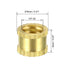 uxcell Knurled Insert Nuts - 25Pcs 1/4-20 Female Thread Brass Threaded Insert for 3D Printer Applications