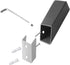 YJ YANJUN Black Towel Hook Set of 2, 304 Stainless Steel Robe Hook for Bathroom, Wall Mounted Coat Hook