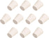 uxcell White Solid Rubber Stopper Size 3, Tapered Shaped for Lab Tube, 10Pcs