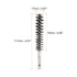 3pcs Stainless Steel Bore Brush 17mm Dia Cleaning Wire Brush with Handle 1/4 Inch Hex Shank for Tubes, Ports, Bearings