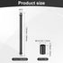 M METERXITY 4-Set 200mm(7.87") M10 Straight Pipe Lamp Stem Kit, Long Double End Thread Rod W/Coupling Sleeve Nuts
