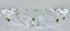 Generic 3.8 0.8 8 0.9" x with Gold Pins Crystal Glass Chandelier Bobeche Center Hole