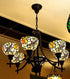 (24",Dark Metal Lighting Chian, Heavy Pendant Lamp Fixture Chain Gold)