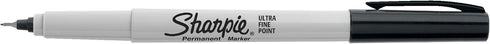 Sharpie Permanent Markers, Ultra-Fine Point, Black, 24-Count