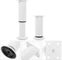 2pcs 12-18cm Adjustable Metal Furniture Legs Cabinet Levelers Extendable Sofa Couch Support Feet for Bed Tv Stand White