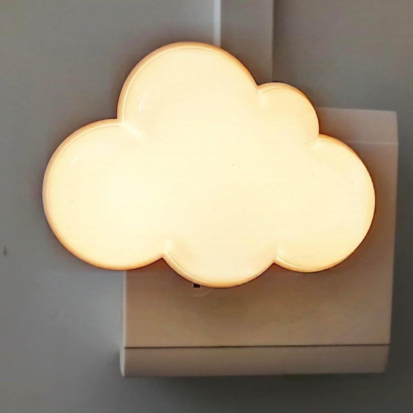AUSAYE LED Night Light Plug in Lamp Light Sensor Cloud Night Light