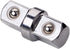 Pxiryanlow Silver 3/8 inch Socket Adapter Set for Power Drill Torque Impact Wrench