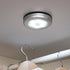 4pcs Closet Hemoton LED Motion Sensing Night Lights Battery-Powered Small and Hallway Wall Lamps White Cool Light