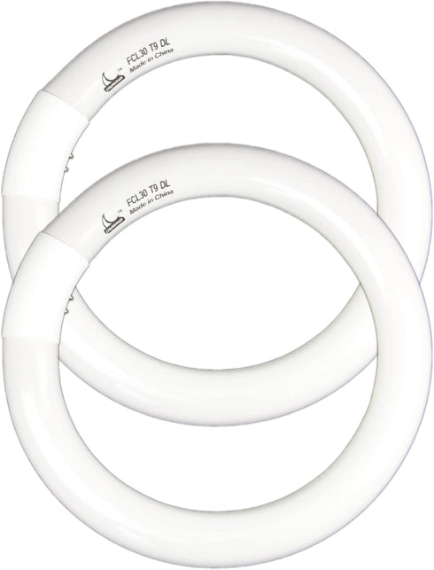 CHKADAWA FC9T9 9 inch Circline Light Bulbs T9 30W, FCL30 Circular Fluorescent