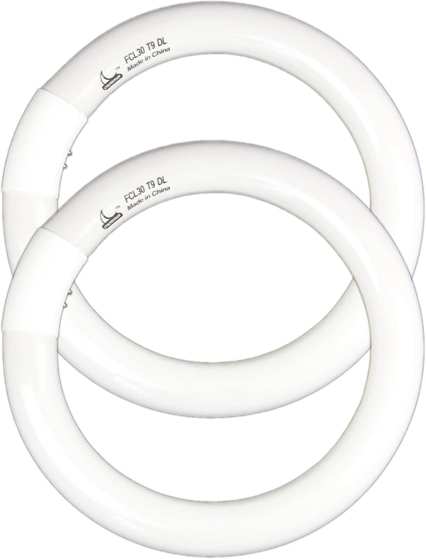 CHKADAWA FC9T9 9 inch Circline Light Bulbs T9 30W, FCL30 Circular Fluorescent