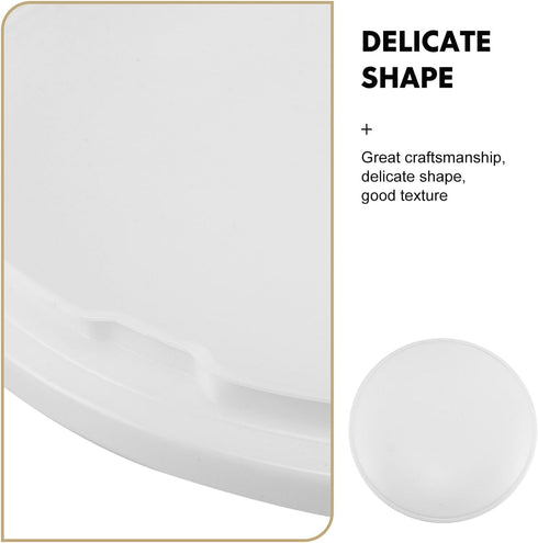 COLLBATH 22.7cm Flush Mount Light Cover Replacement, round Plastic Ceiling Lamp Shade Inner Diameter, Wall Sconce Shade