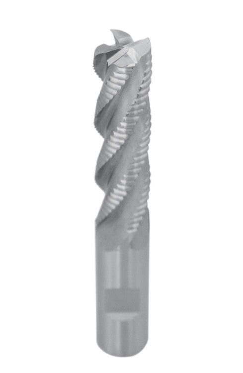 Accusize Industrial Tools 4 Flute M42 8% Cobalt Roughing End Mill, 5/8'' Diameter, 2-1/2'' Flute Length