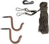 HME Hoist Rope with Hooks (25 FT), Reliable Adjustable Combo Pack for Lifting Hunting Gear