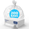 BlueDogSupplies Every Day Value 21-30 Gallon Trash Bags White, 200 Count, Regular 0.5