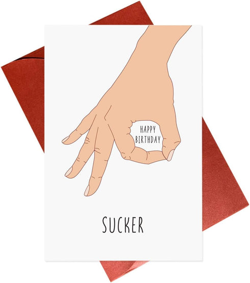 Gonzey Funny Birthday Card The Circle Game Funny Cards